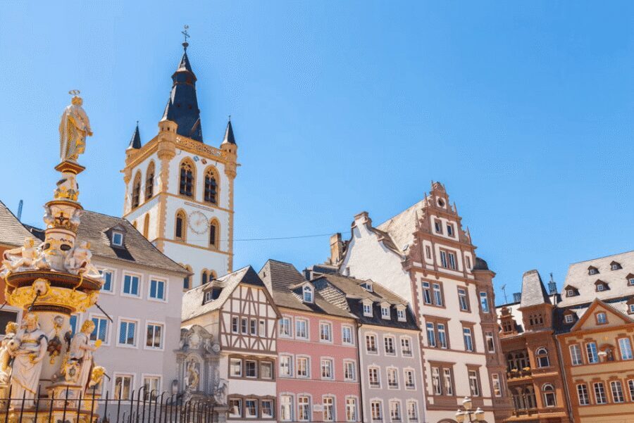 Luxembourg to Trier: Tour of Germany's Oldest City. - Roman Trier in real size: amphitheater and St. Barbara Roman Baths