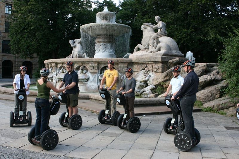 Munich 3-Hour Segway Tour: Nazi Munich & Royal Architecture - The Isar River and Eisbachwelle: Munich’s famous river surfers