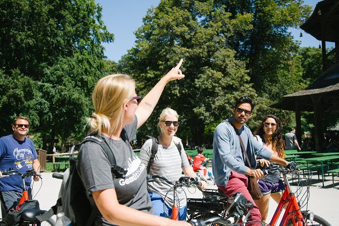 Munich City Bike Tour + Beer Garden Lunch Stop - Riding safety and pace: good for beginners, but watch the group size