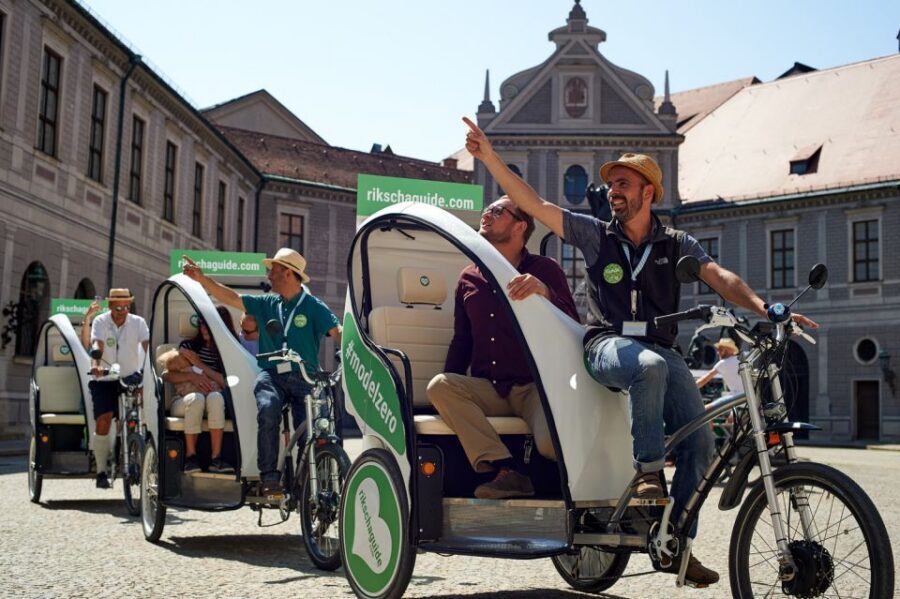 Munich: City Highlights Rickshaw Tour - English Garden time: views, breeze, and the best kind of break
