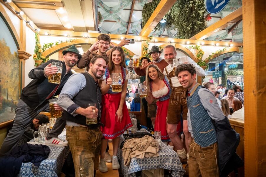 Munich: Oktoberfest Tent with a Local and After Party - Singing Oktoberfest Songs Without Feeling Awkward