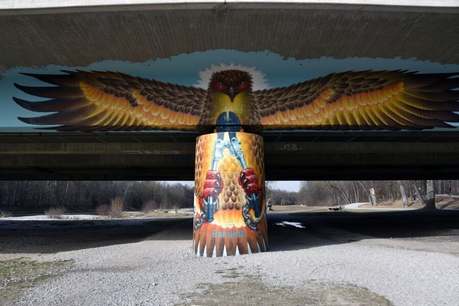 Munich: Street Art Bike Tour - Isar river murals: street art along the city’s everyday edges