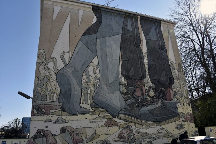 Munich: Street Art Bike Tour - Giesing’s working-class walls give the art more context