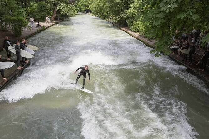 Munich: Surf Experience In Munich Eisbach River Wave -Germany - Stop 1: The Eisbach River Wave—standing-wave surfing basics