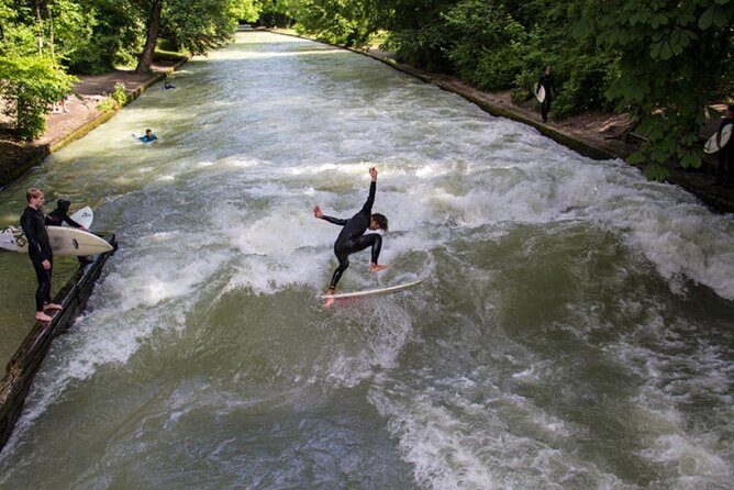 Munich: Surf Experience In Munich Eisbach River Wave -Germany - Stop 2: English Garden reset—walk off the workout
