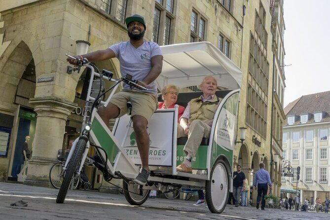 Münster Unpacked Tour : Rickshaw City Tour with Guide - St Lambert’s Church: Tower Stories, Anabaptist Details, Poets, and Modern Art