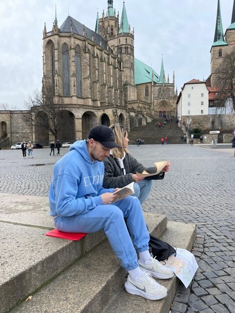 Mystery Backpack 2p: explore the city with an Erfurt novel - How the Mystery Backpack Works (No Phone, Just a Book and a Map)