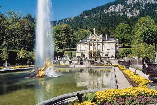 Neuschwanstein & Linderhof Castle Luxury Private Tour from Munich - Linderhof Palace and gardens: a different side of King Ludwig II