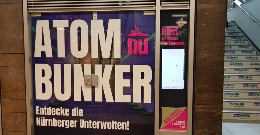 Nuremberg: Nuclear Bunker in Main Railway Station - Exhibits and Computer Simulation: Seeing the Scale Without Guessing