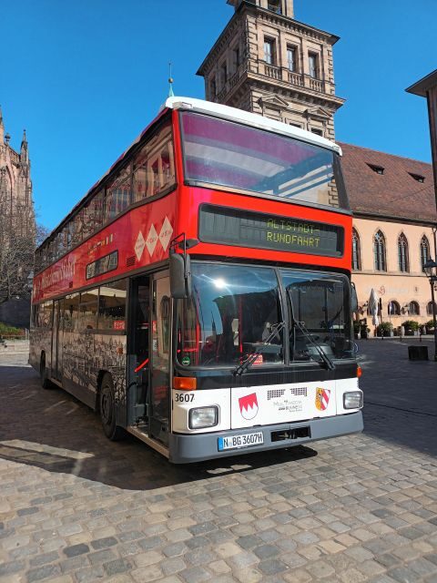 Nuremberg: Old Town Guided Tour By Bus - Roof open vs. covered top deck: how weather changes the feel