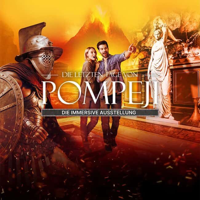 Oberhausen: The Last Days of Pompeii Immersive Experience - The ancient city tour and the Vesuvio moment (360° projections)