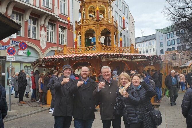 Original Munich Christmas Market Tour with Festive Wine and Food - Odeonsplatz and the Residence area: glühwein with palace-courtyard vibes