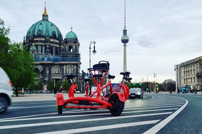 Party and Beer Bike Private Sightseeing Tour Berlin with Pick-up - Beer Flat Rate: Optional, Fun, and Sometimes Overpriced for Some