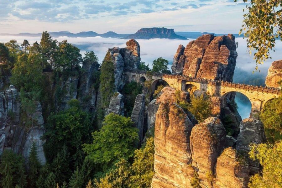 Prague: Bohemian & Saxon Switzerland Small Group Tour - Tisa Rocks: the easy-to-moderate labyrinth walk