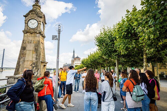 Private Düsseldorf Walking Tour – History, Culture & Hidden Gems - Bolkerstrasse and Heinrich Heine House: the poet, the street, and the longest-bar myth