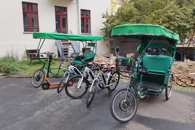 Private Guide Up to Group 6 - ONE Rickshaw, (E)Bikes, E-Scooters - TV Tower stop: a skyline view that makes everything click