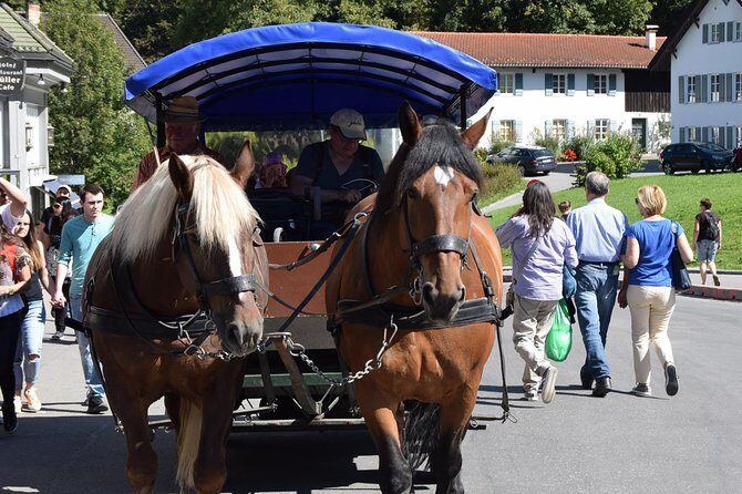 Private Guided Day Trip to Castle Neuschwanstein incl. Carriage Horse Ride - Wieskirche (UNESCO Church of Wies): short, powerful, and worth it