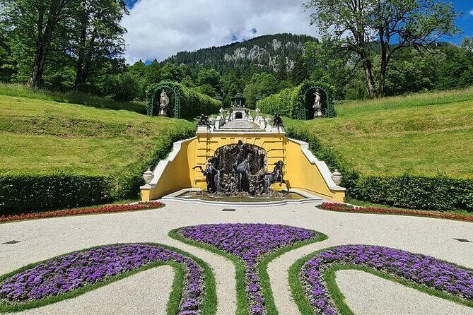 Private Linderhof Castle, Entry-Ticket - optional Toboggan Run - Optional Alpine Coaster: 1 ride plus gondola for speed and mountain views
