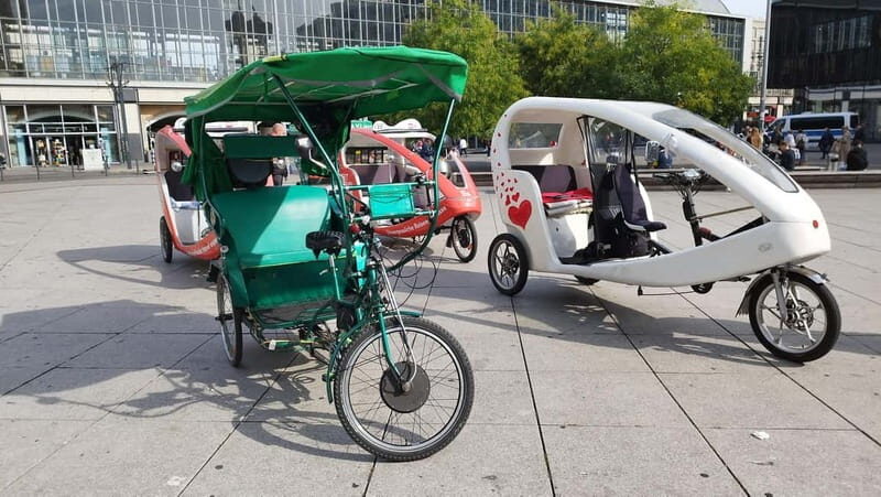 Private (Multi) Rickshaws with Pick-up Hotel - Private (Multi) Rickshaws in Berlin Mitte: why this format works