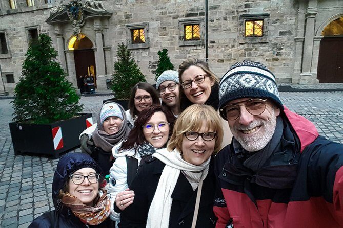 PRIVATE Nuremberg Old Town Walking Tour - From Frauentorturm toward the castle: how the Old Town route works