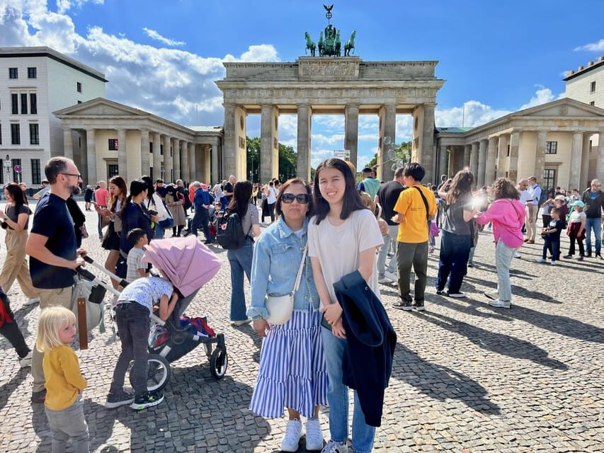 Private Taxi Tour through Berlin Extended & Relaxed ca 6-8h - Brandenburg Gate, Wall-era walkouts, and the Checkpoint Charlie story