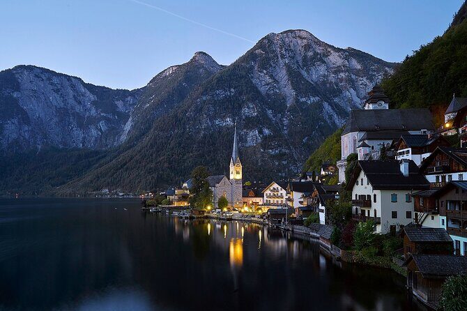 Private tour Hallstatt City, Skywalk, and Salt Mine from Munich - Salzwelten Hallstatt salt mine: mine train, guided tour, and wooden slides