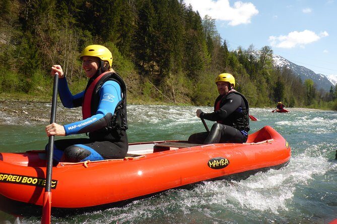 Rafting classic Iller - Level 2 white water tour - The scenery along the Iller: why the calmer sections matter
