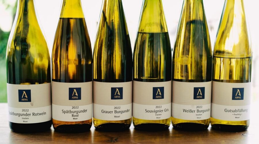 Reil, Mosel: Guided organic wine tasting and cellar tour - Getting to the right starting point: Arns Winery and the Blue Flag