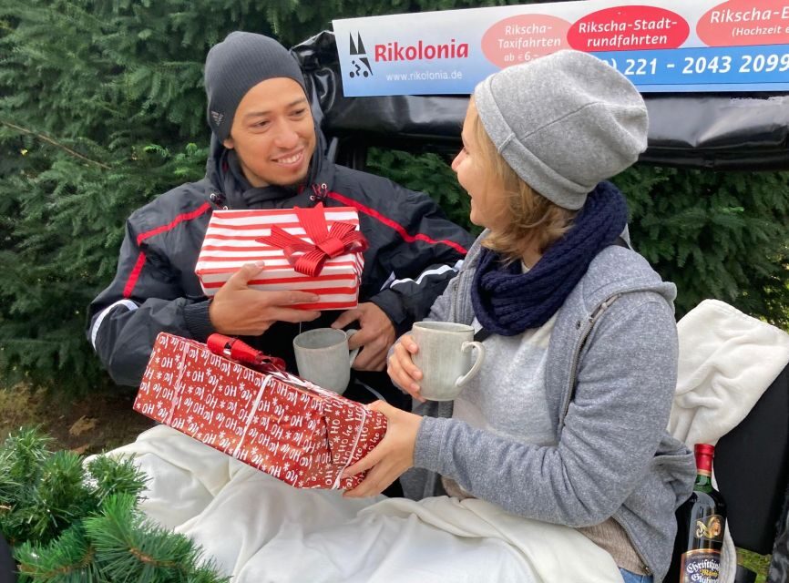 Rickshaw Glühwein Ride - Chocolate Museum area: a fun twist in a classic city loop