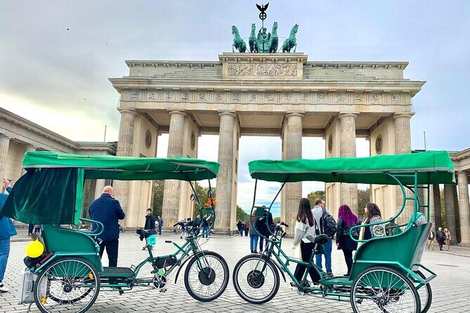 Rickshaw Tour-Cruise Ship guests arrive 9.30 upto 11.30 am Berlin - Alexanderplatz to Museum Island: TV Tower, Unter den Linden, and the UNESCO zone