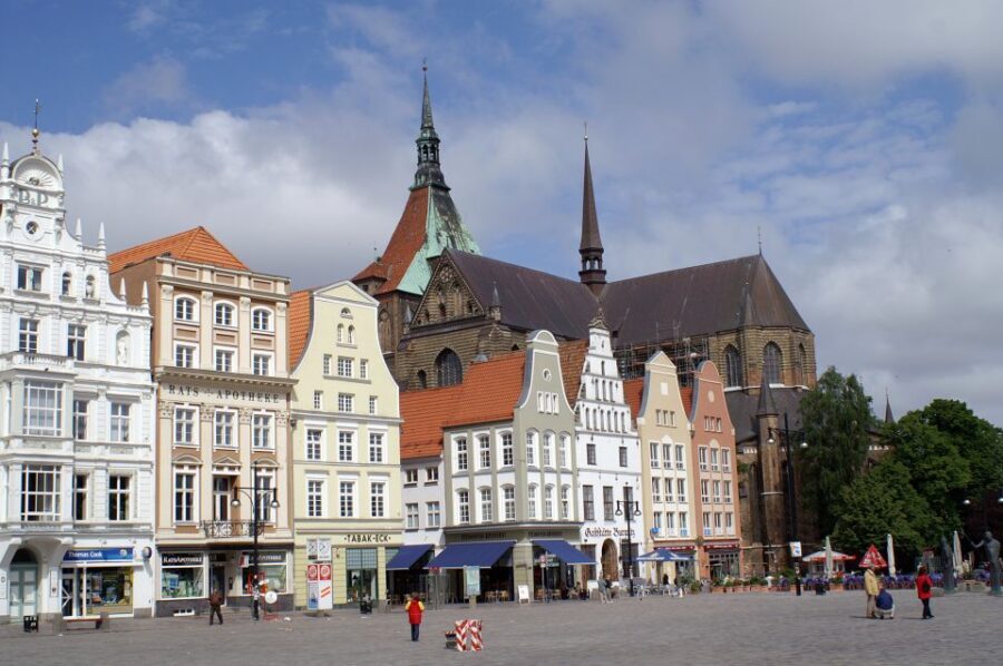 Rostock: City Walking Tour - Town Hall, Gothic Churches, and the Medieval City Wall