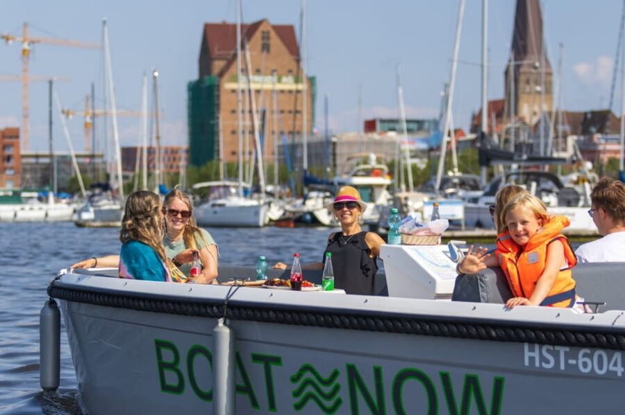 Rostock: Electric Boat Rental on the Warnow River - Safety you’ll feel good about (and what the life vest does)