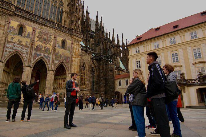 Royal Splendor Unveiled Private Prague Castle Interior Tour - Stop 6: Third Castle Courtyard and Cathedral View Framing