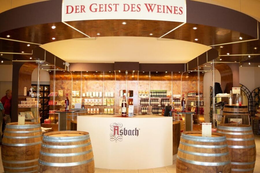 Rüdesheim: Guided tour of the Asbach Visitor Center & tasting - Key points to know before you go