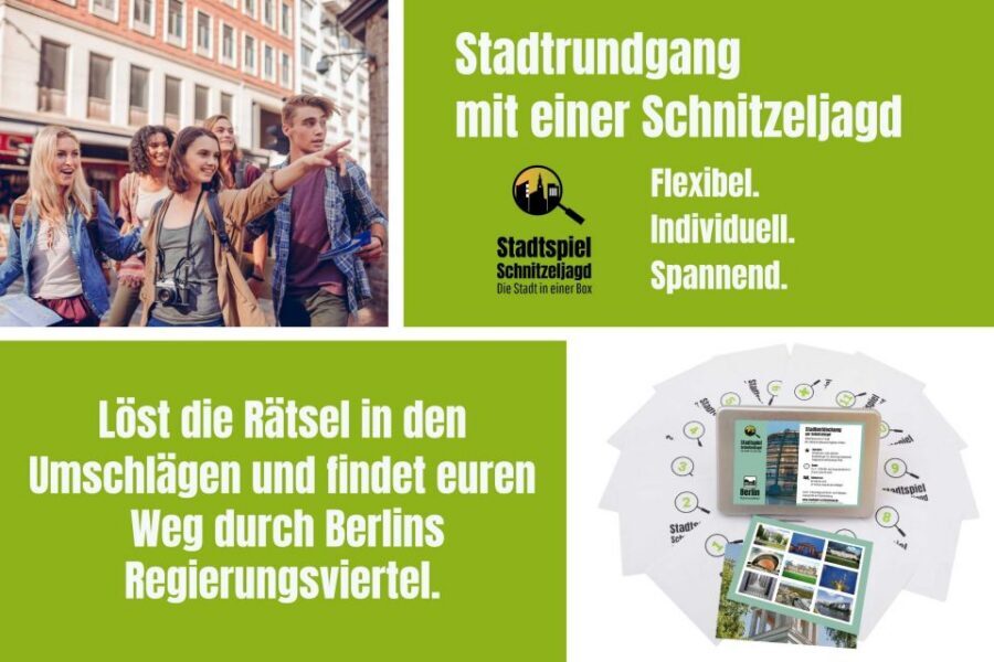 Scavenger Hunt through Berlin's Government District - A Self-Guided Walking Puzzle Through Berlin’s Power Core