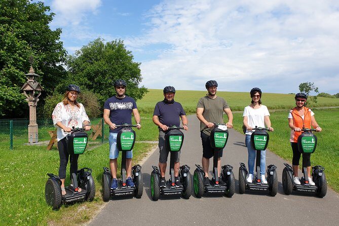 Segway tour in Etzelsbach with Eichsfeld breakfast - The Volsbach glass distillery story: monastery burners, bottles, and an abandoned village