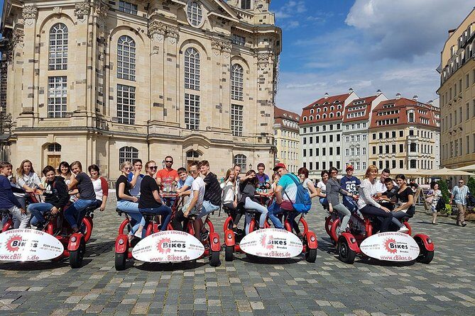 Sightseeing tour by ConferenceBike - Entering Dresden by ConferenceBike: Fun, Focused, and Less Tiring
