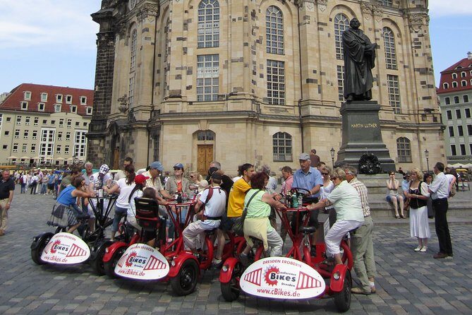 Sightseeing tour by ConferenceBike - Kreuzkirche and Residenzschloss: Culture Stops You Don’t Have to Grind For