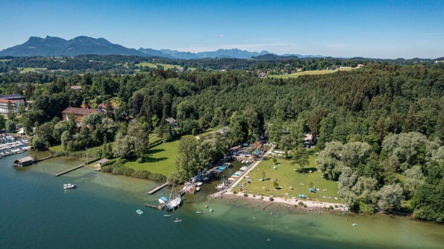 Stand Up Paddling at lake Chiemsee - Your SUP Hour: Paddle at Your Own Pace