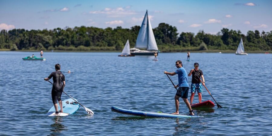 Stand Up Paddling at lake Chiemsee - Private Group Feel: A More Flexible Experience