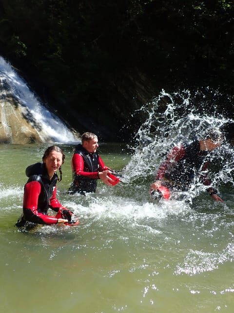 Starzlachklamm Allgäu: Canyoning beginner tour - Walking into the gorge: expect effort before the action