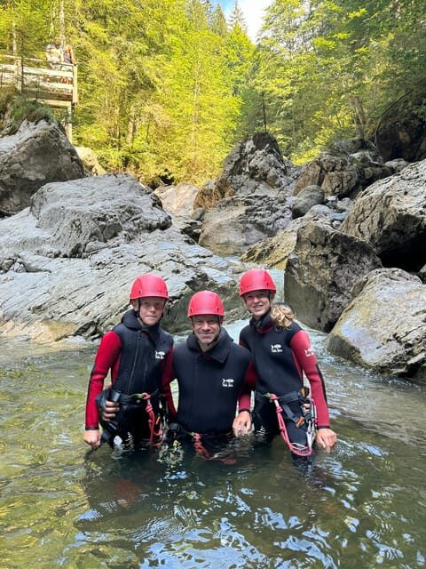 Starzlachklamm Allgäu: Canyoning beginner tour - Slides over flat rock up to 14 meters (plus a 13m finish)