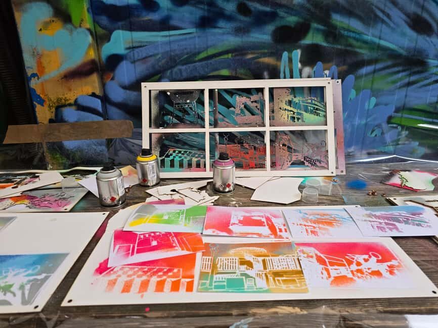 Stencil Workshop in Munich’s Creative Soul (Max. 12 guests) - Bahnwärter Thiel: 40 shipping containers and Munich’s street-art engine