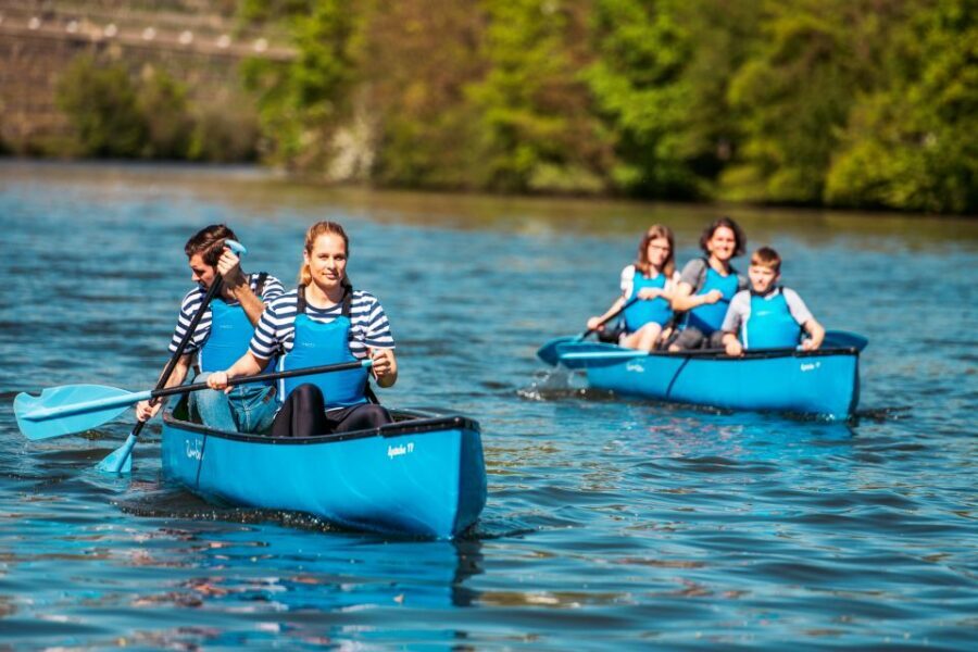 Stuttgart: Canadian Canoe Rental - Using the route map: building a mini adventure on the Neckar