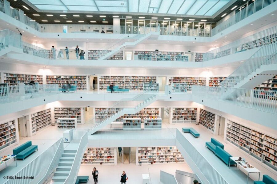 Stuttgart city library - an architectural tour - German-Language Guide: How to Make It Work If You’re Not Fluent