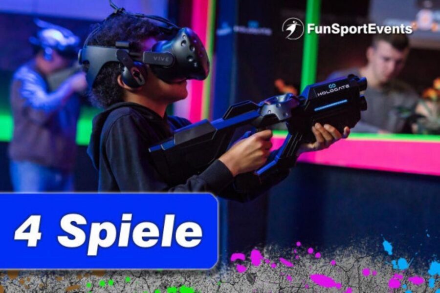 Stuttgart: VR Single Player Experience - Choosing between dance challenges and zombie shooters