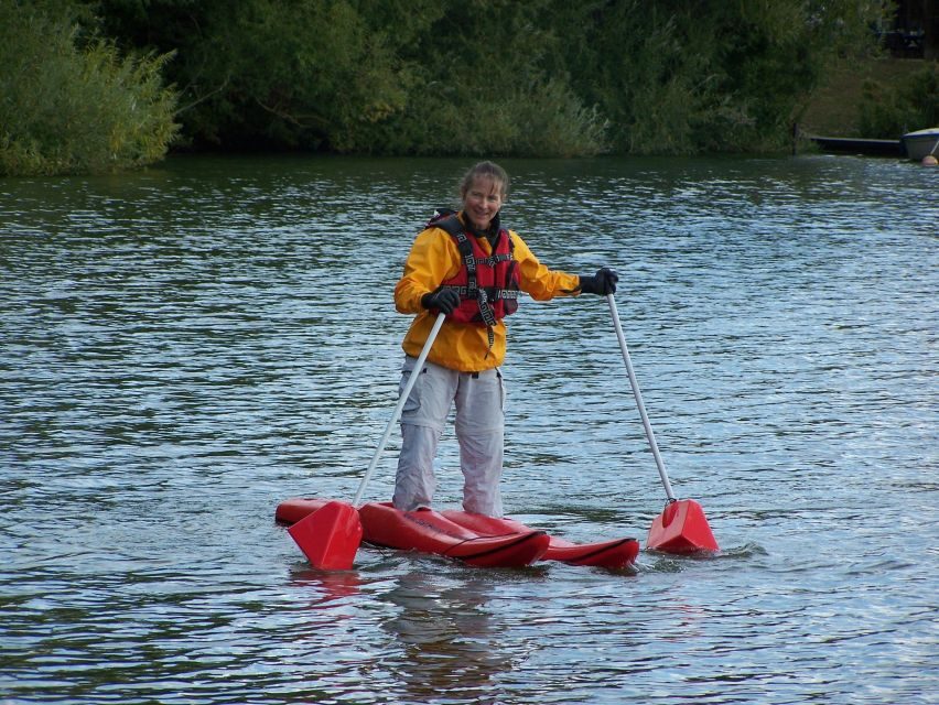 Stuttgart: Water Shoe Rental - The Real Challenge: How Walking on Water Shoes Actually Feels