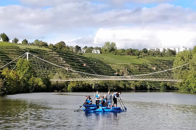 SUP BASIC COURSE Stuttgart Neckar Stand Up Paddling / Paddling Adventure Jones Tours - The 30-minute on-land lesson: safety and technique basics