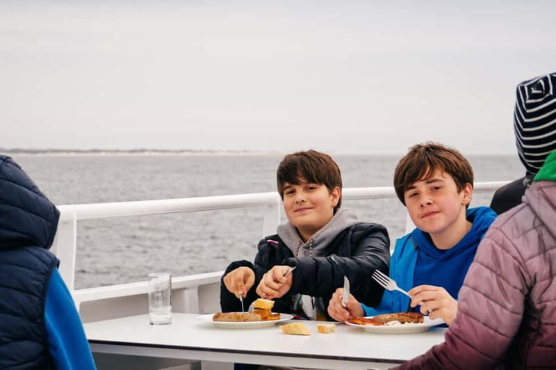 Sylt: BBQ-Boat trip | BBQ buffet straight from the grill & Welcome-Drink - Entering Hörnum Harbor and Finding MS Adler VI
