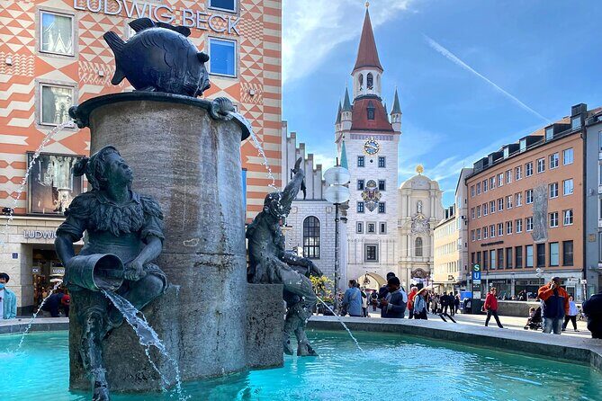Ten Munich Old town Sights in a Private Express Walking Tour - Marienplatz: Angels, “Driving Distances,” and White Sausage Origins
